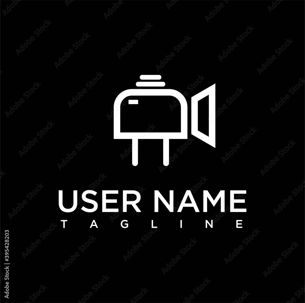 unique, simple, creative abstract video logo concept unique, simple, creative abstract video logo concept