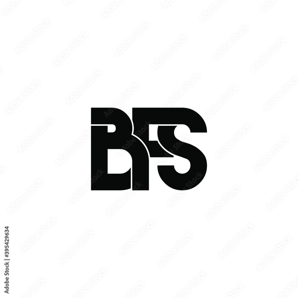 bfs letter original monogram logo design bfs letter original monogram logo design