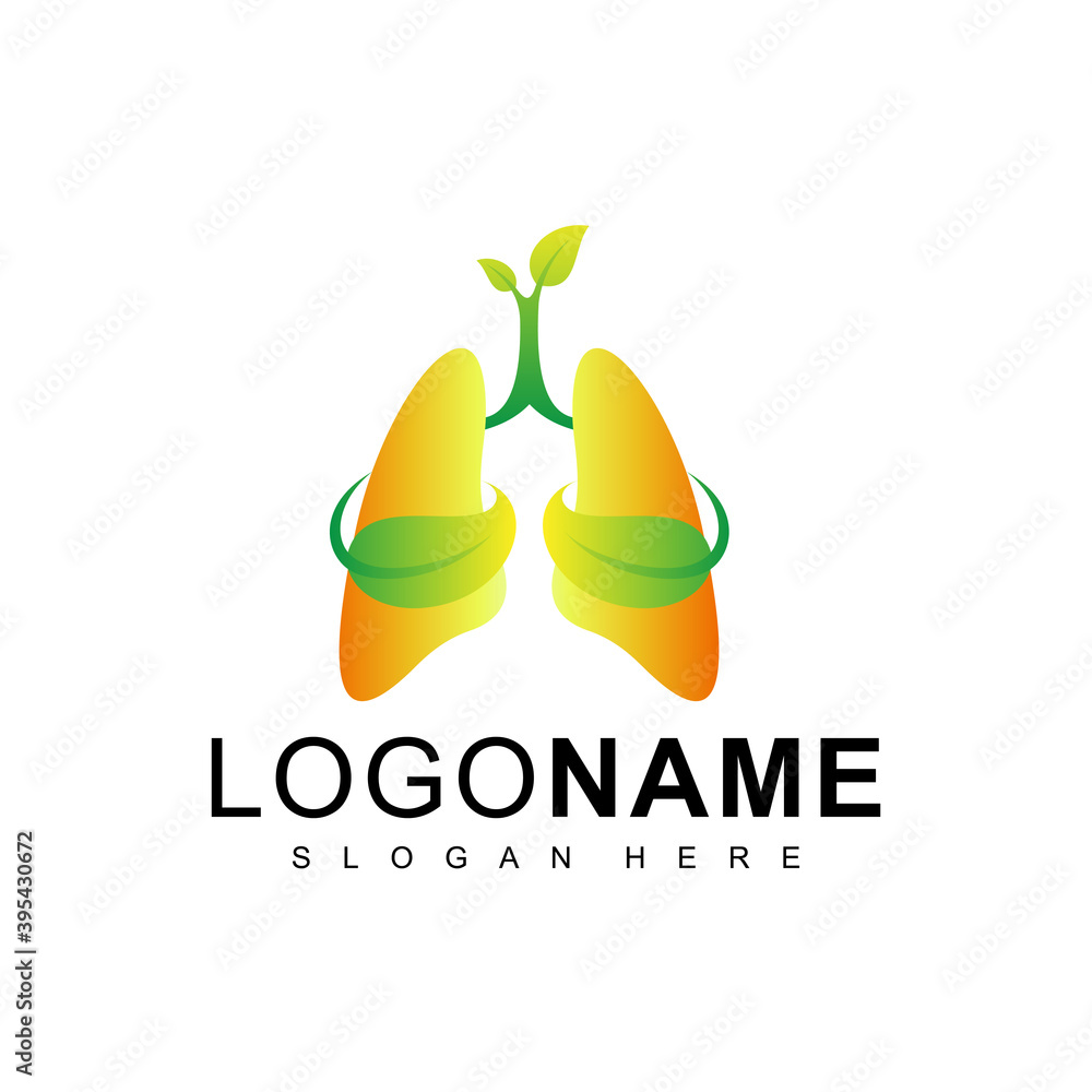 lungs logo, health and clinic template, hospital design lungs logo, health and clinic template, hospital design