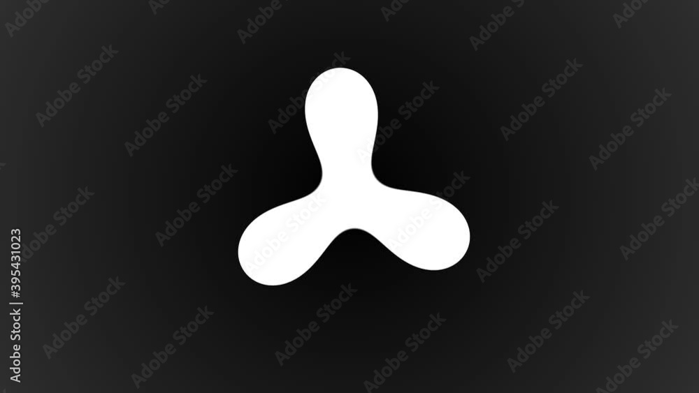 Three Blobs Forming Amorphous Mass Mask Three Blobs Forming Amorphous Mass Mask