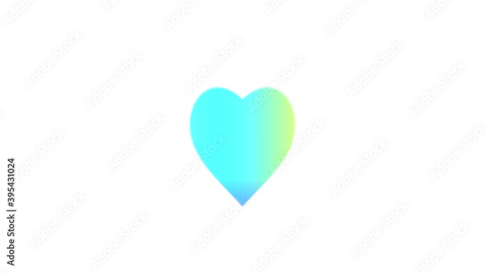 Bouncing Bubble Elastic Bounce Love Heart Color Blend Bouncing Bubble Elastic Bounce Love Heart Color Blend