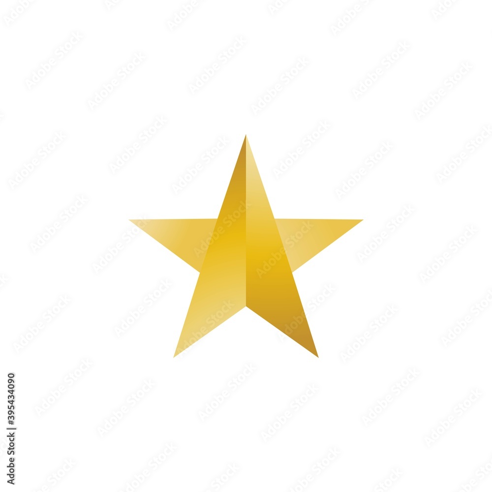 Obraz premium Star sparkle gold