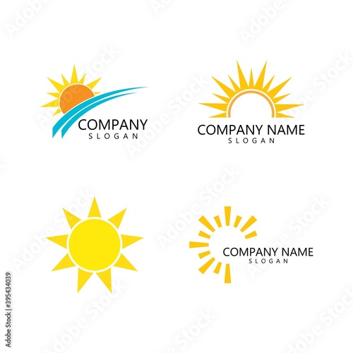 sun illustration logo