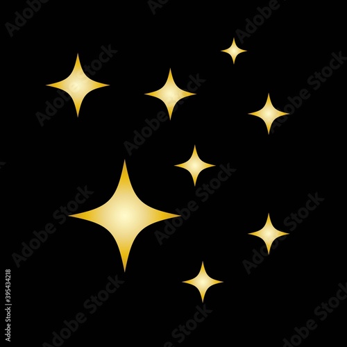 Star sparkle gold