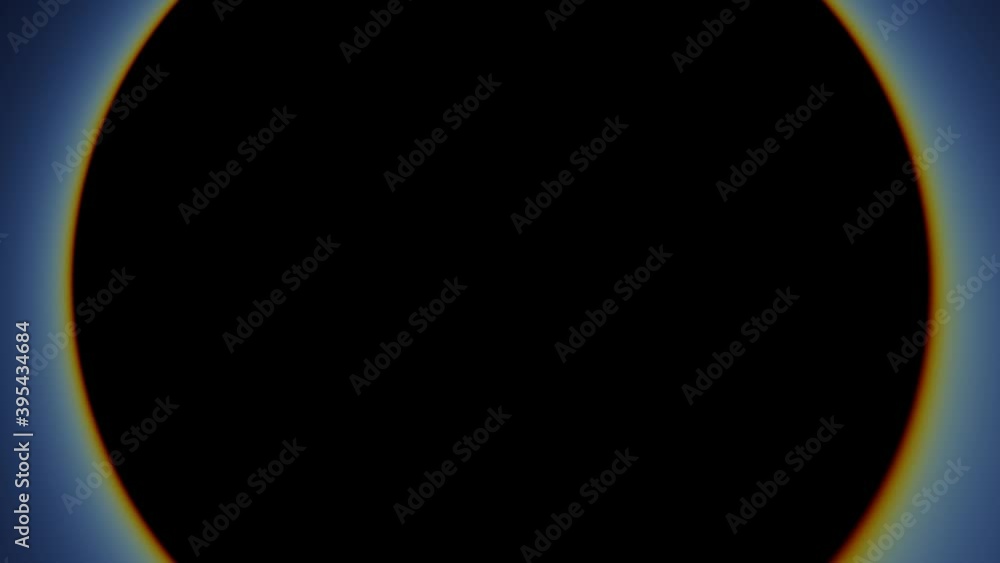 Pulsing Large Eclipse Object Occluded Ball Darkness Bounce