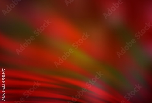 Dark Red, Yellow vector abstract blurred background.