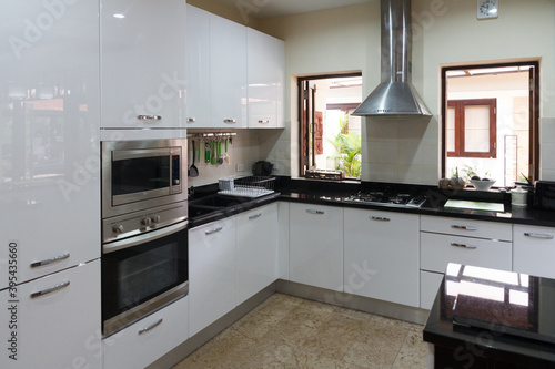 Modern kitchen in villa,