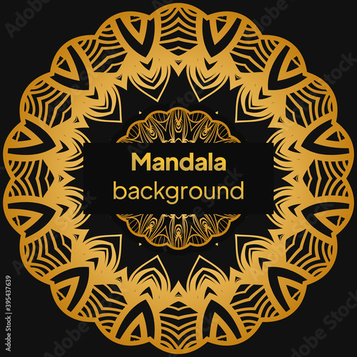 Floral mandala. Vector illustration. luxury wedding, beauty fashion concept, royal holiday party cards.