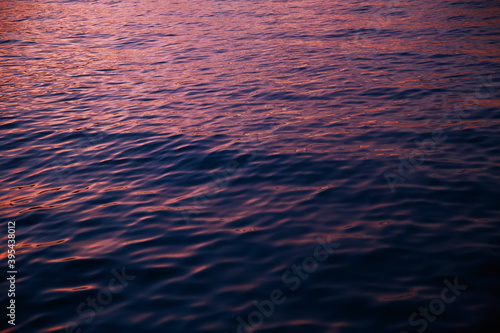sunset in the sea