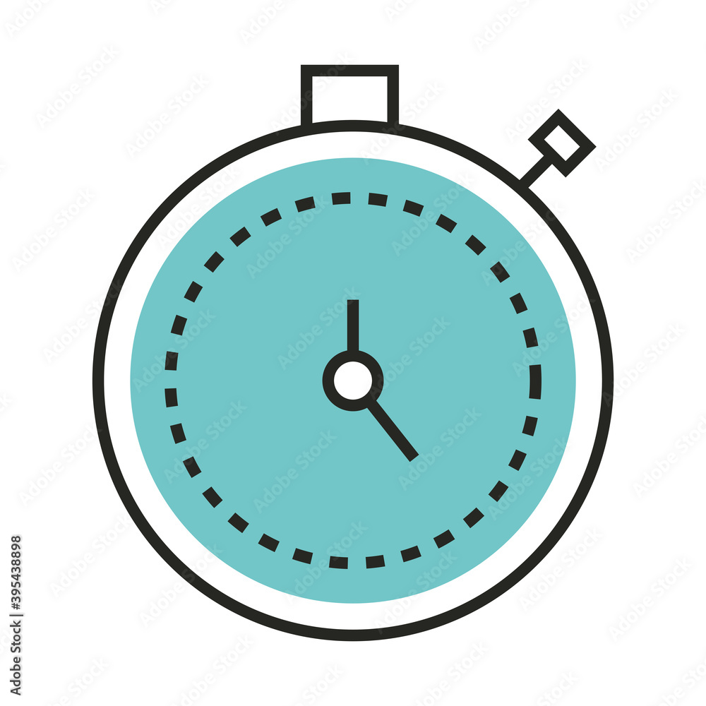 chronomter time measure clock line and fill chronomter time measure clock line and fill