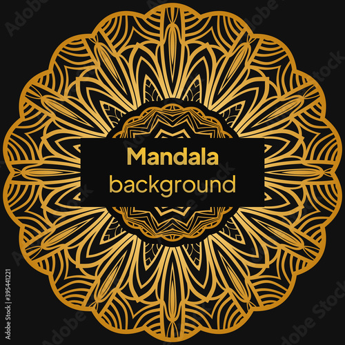 Flower Mandala. Vintage decorative elements. luxury wedding, beauty fashion concept, royal holiday party cards. Vector illustration