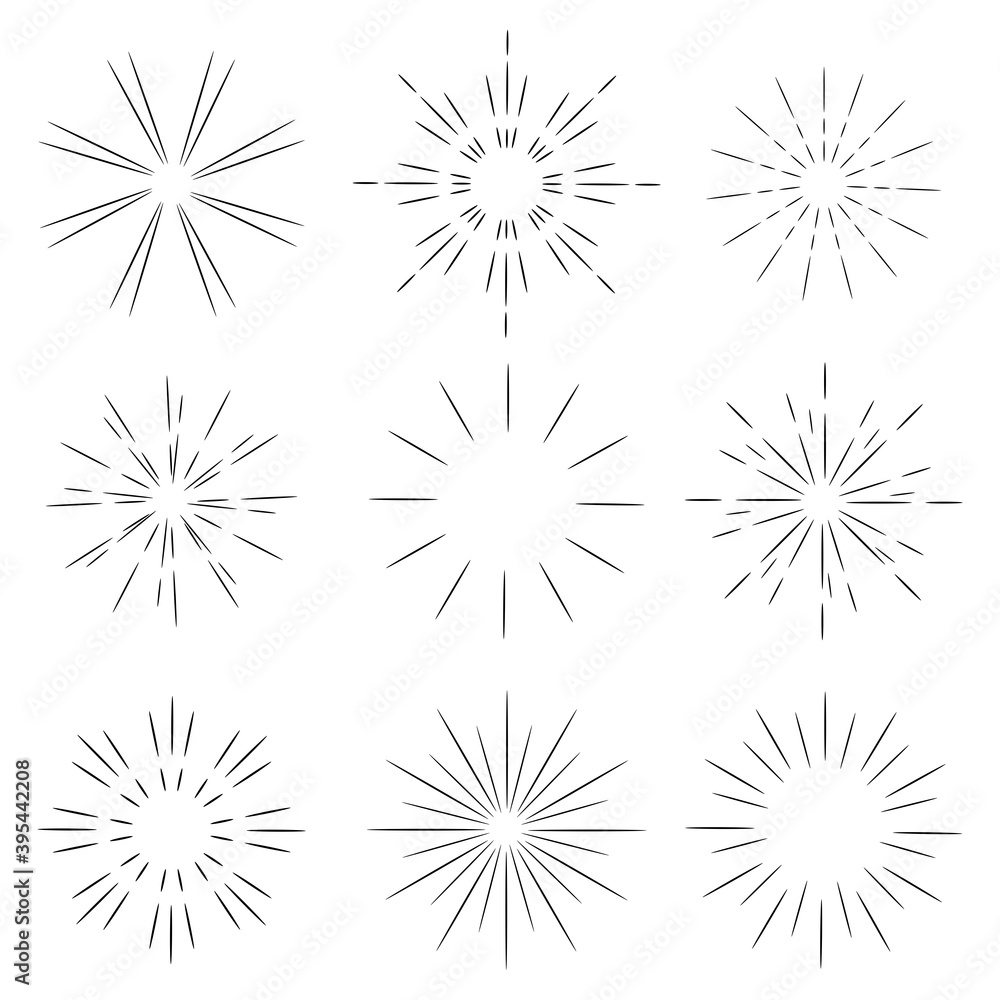 Retro abstract icon with set sun on light background. Cartoon vector illustration. Abstract circle geometric shape. Stock image. EPS 10. Retro abstract icon with set sun on light background. Cartoon vector illustration. Abstract circle geometric shape. Stock image. EPS 10.