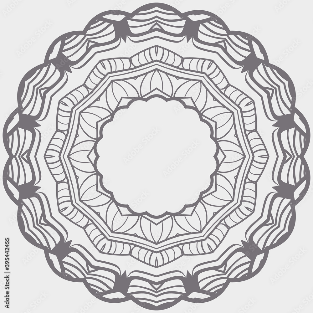 rosette element. vector illustration for design