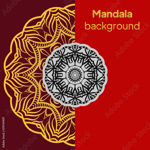 Vector mandala. Arabic, Indian, turkish, pakistan, chinese, ottoman motifs