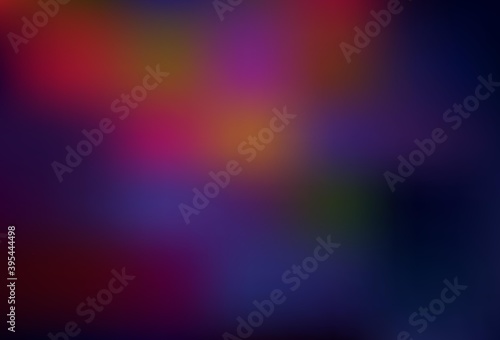 Dark Purple, Pink vector blurred shine abstract background.