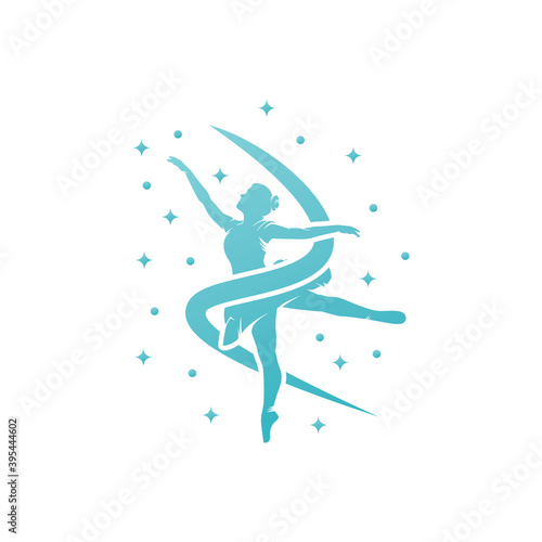 Dancing with the stars logo template design
