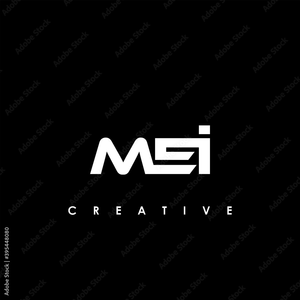 MEI Letter Initial Logo Design Template Vector Illustration
