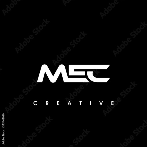 MEC Letter Initial Logo Design Template Vector Illustration