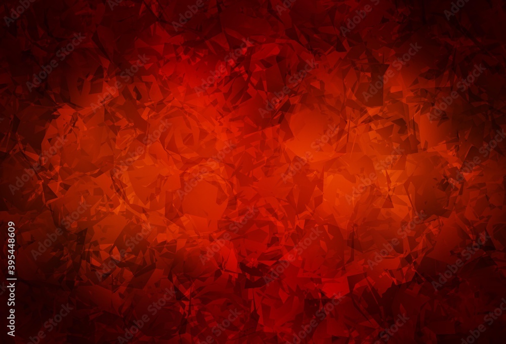 Dark Red vector elegant wallpaper with roses, flowers.