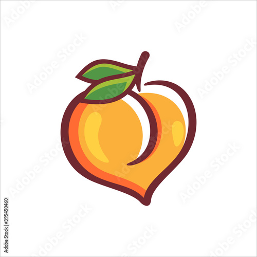 peach logo design inspiration awesome