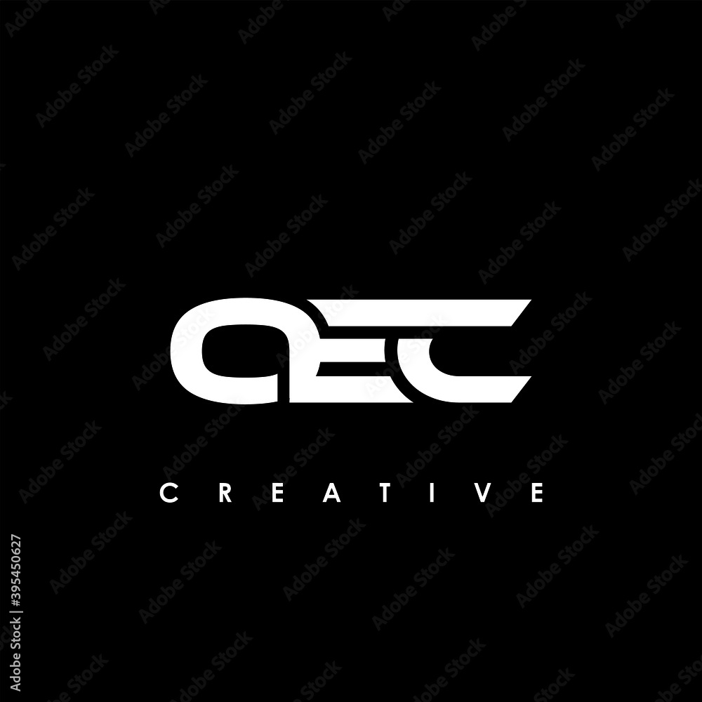 OEC Letter Initial Logo Design Template Vector Illustration
