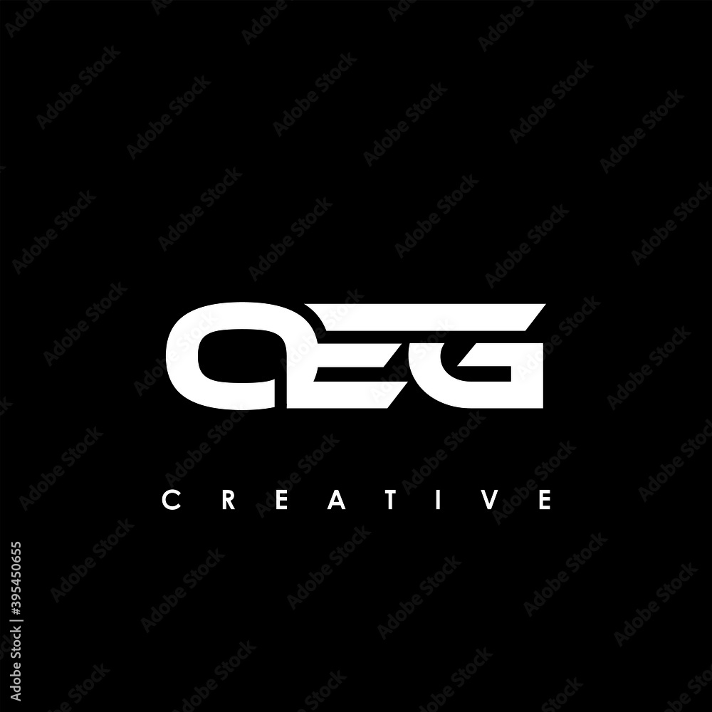 OEG Letter Initial Logo Design Template Vector Illustration