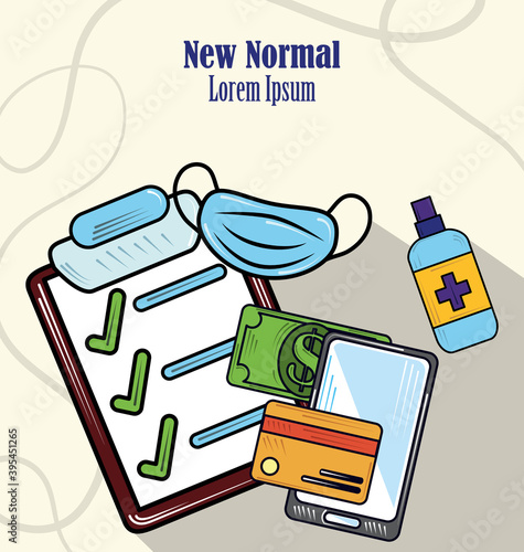 new normal, online payment and disinfect surfaces, after coronavirus covid 19