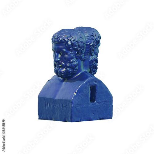 A collection of sculptures made in neon style on a black background for your design ideas. 3D rendering of objects that can be stylized. Combine the shape by adjusting the color and achieve new effect