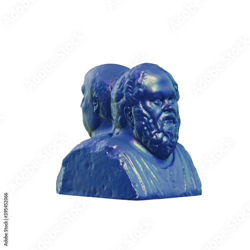 A collection of sculptures made in neon style on a black background for your design ideas. 3D rendering of objects that can be stylized. Combine the shape by adjusting the color and achieve new effect