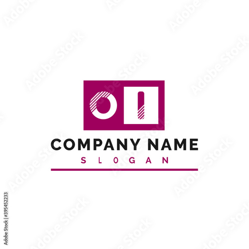 OI Logo Design. OI Letter Logo Vector Illustration - Vector