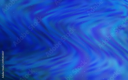 Light BLUE vector texture with milky way stars.