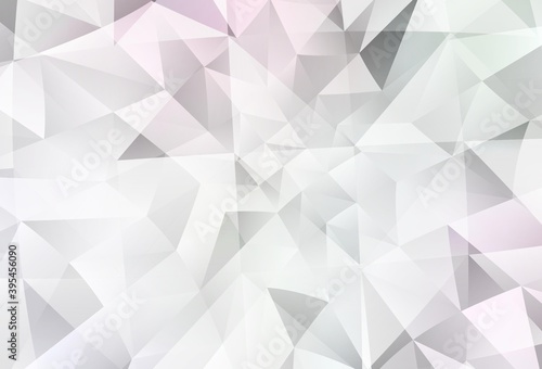 Light Pink, Yellow vector low poly background. © smaria2015