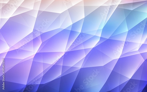 Light Purple vector pattern with polygonal style.