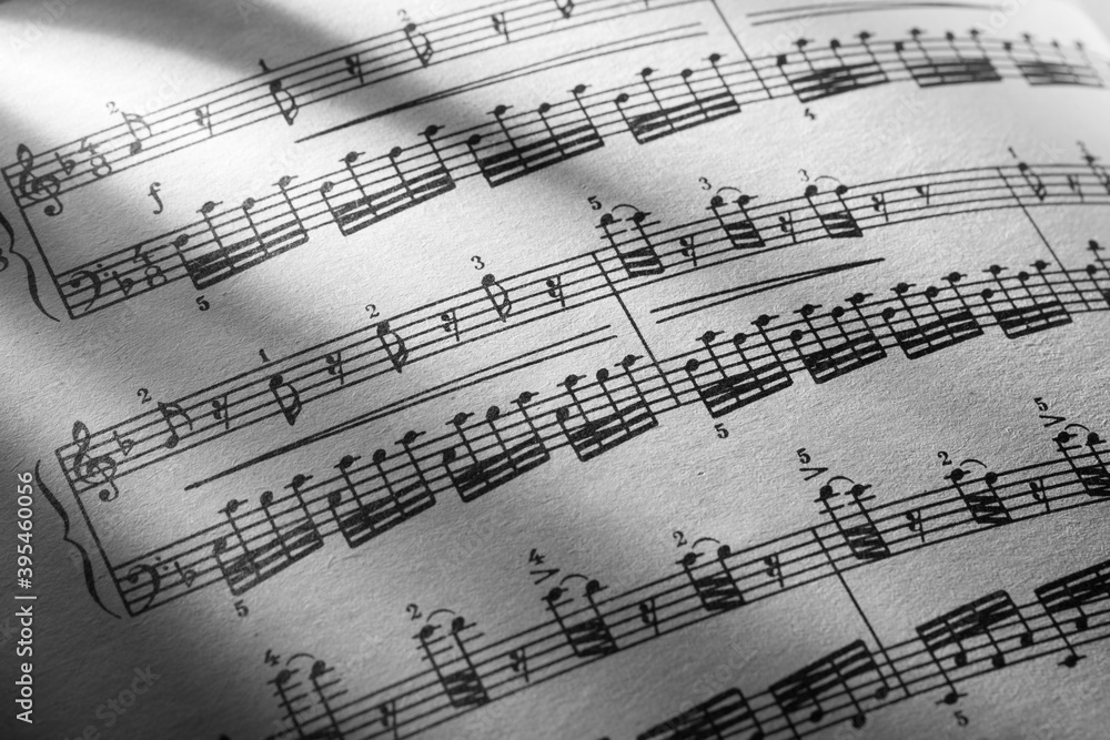 Obraz premium Sheet music.