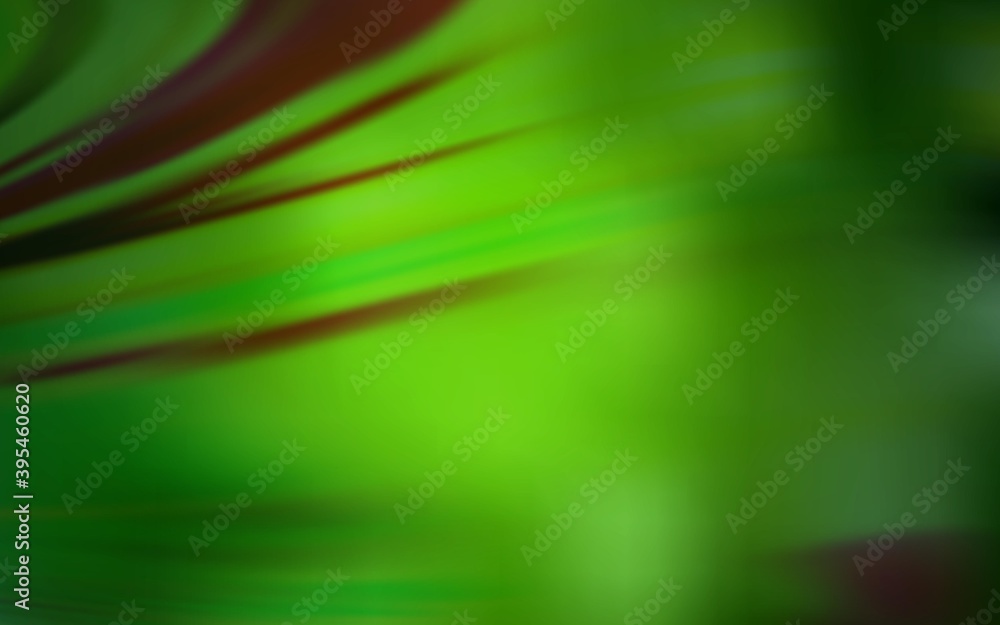 Light Green vector blurred template.