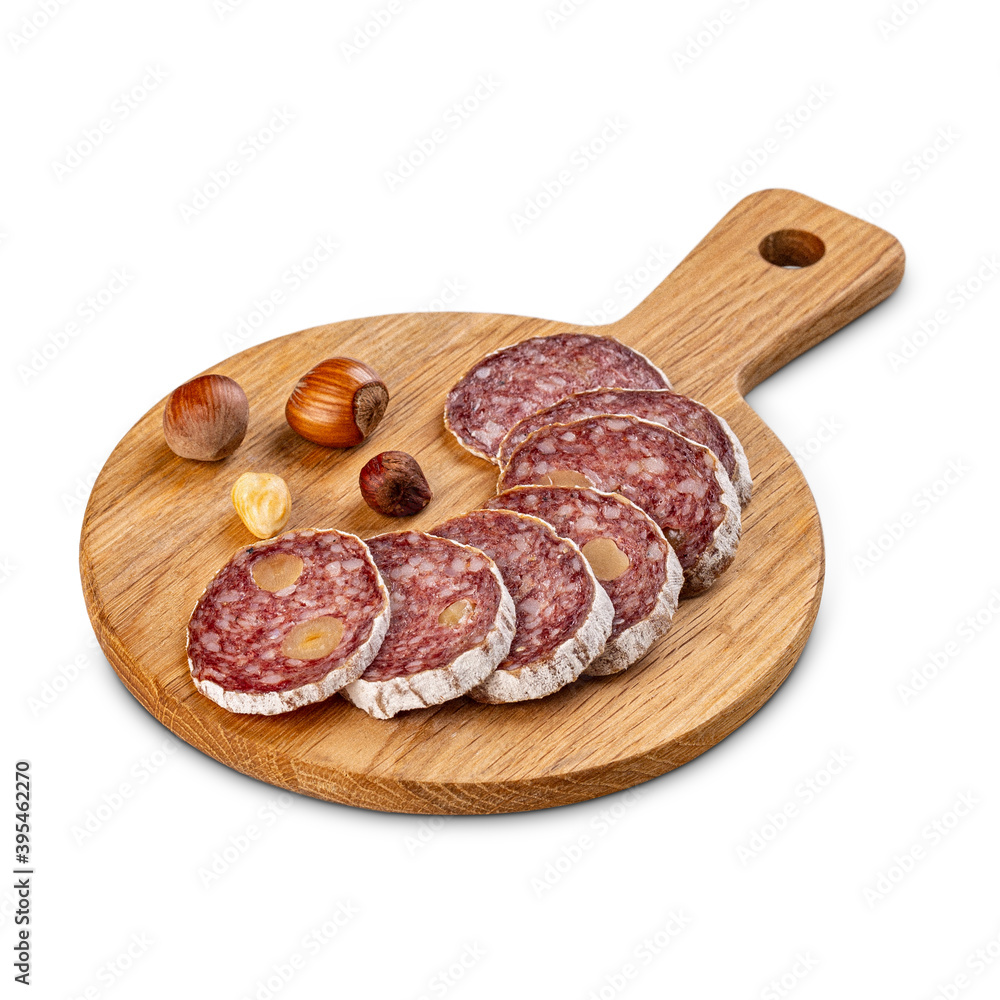 Gourmet salami with filbert Gourmet salami with filbert