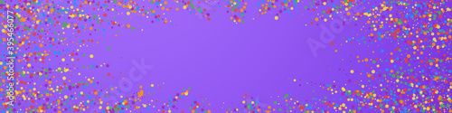Festive neat confetti. Celebration stars. Joyous c