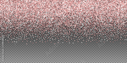 Pink gold glitter luxury sparkling confetti. Scatt