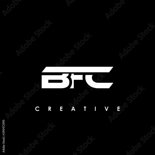 BFC Letter Initial Logo Design Template Vector Illustration photo