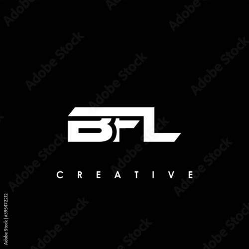 BFL Letter Initial Logo Design Template Vector Illustration