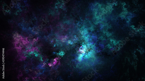 Fototapeta Naklejka Na Ścianę i Meble -  Space Color Full Background Galaxy Nebula Deep Space