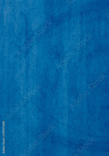 background wall painted with blue paint
