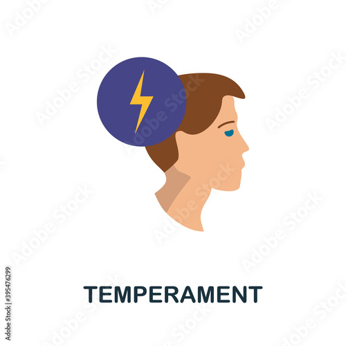 Temperament icon. Simple element from personality collection. Creative Temperament icon for web design, templates, infographics and more