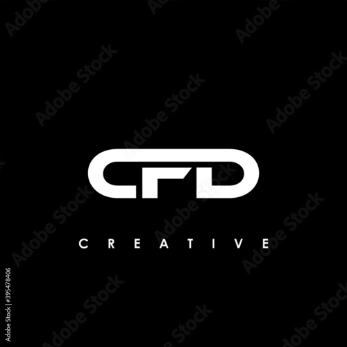 CFD Letter Initial Logo Design Template Vector Illustration photo