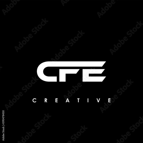 CFE Letter Initial Logo Design Template Vector Illustration photo