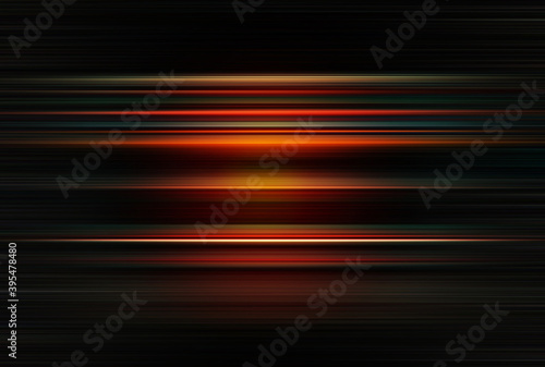 Abstract blurred in motion background. Red flare on a black background.