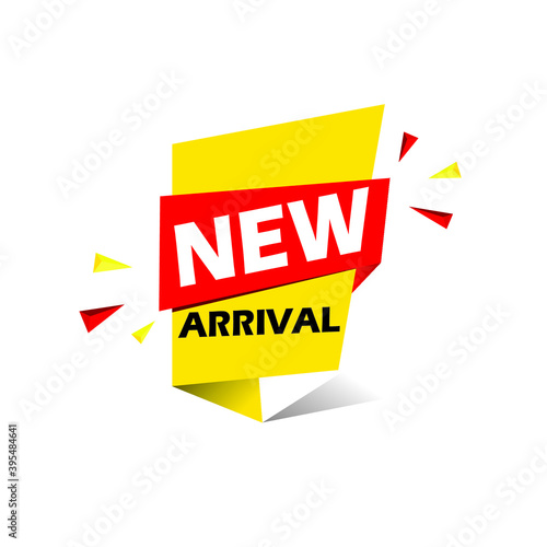 Banner new arrival illustration design