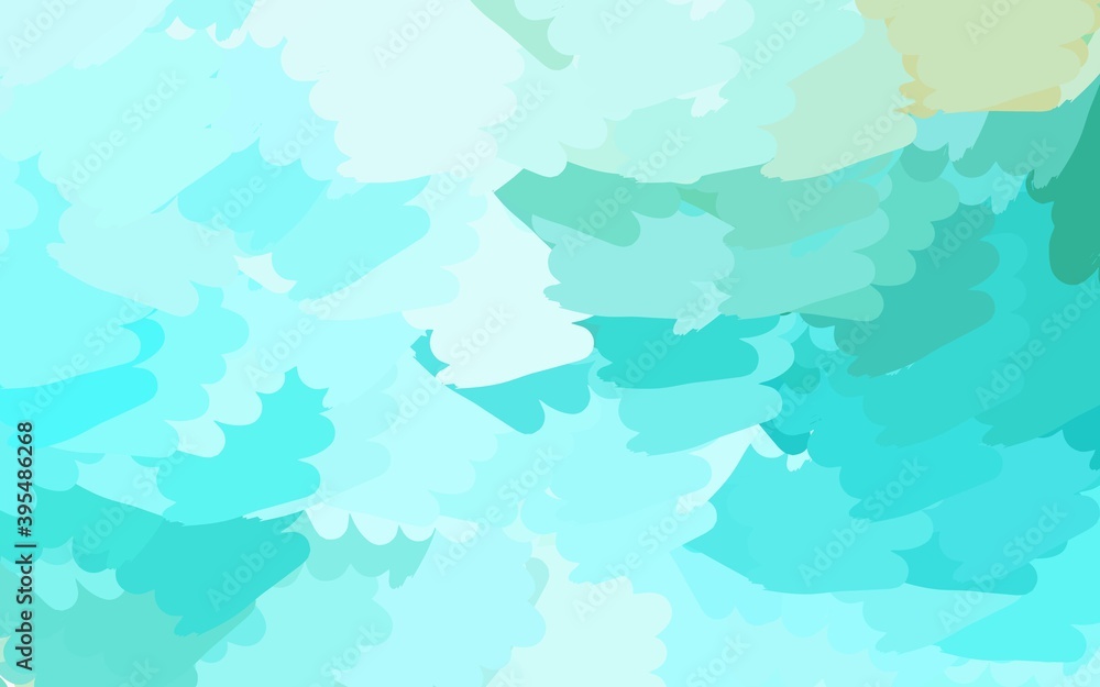Light Green vector pattern with random forms. Light Green vector pattern with random forms.