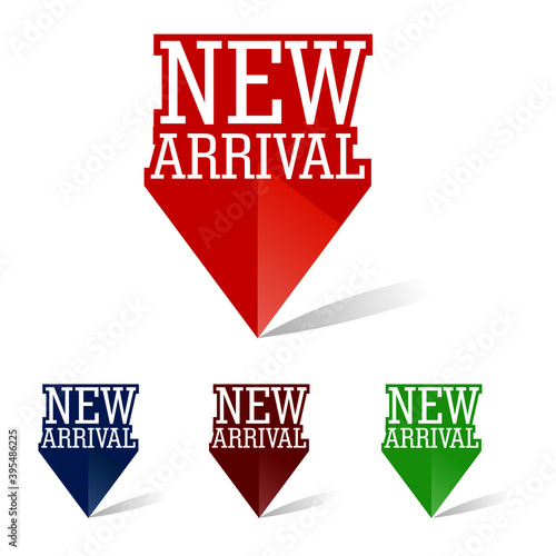 Banner new arrival illustration design