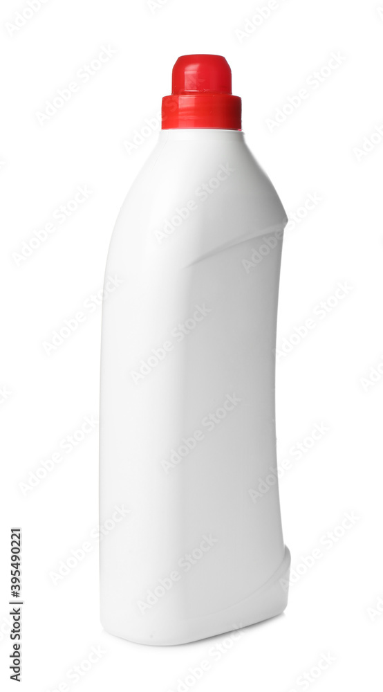 Bottle of cleaning product isolated on white Bottle of cleaning product isolated on white